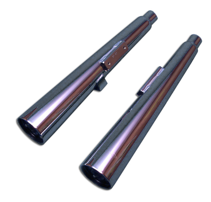 Silencieux Marvi CM 400 C CUSTOM Chromés Homologués - Vendus par Paire