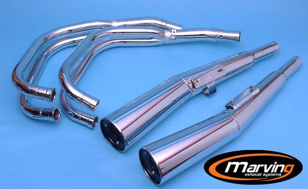 Pot 4/2 CB750F/900F Ligne Complète Master Silencieux Chromé Homologuée
