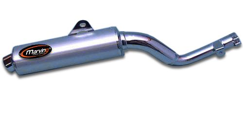 Silencieux Amacal XL 600 LM/RM Ø100 Chromé Revêtement Alu Homologué