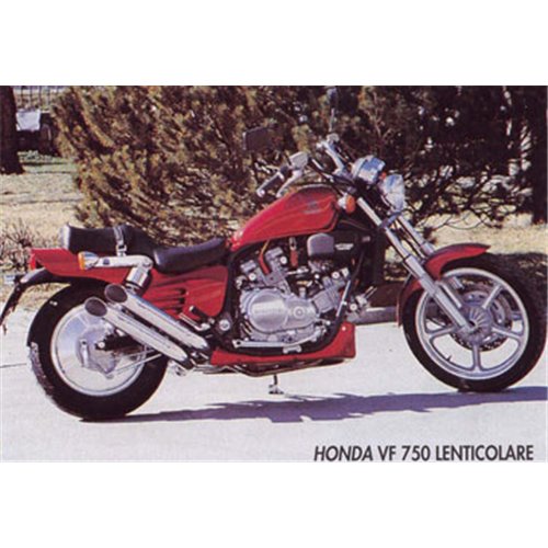 Sil. LEGEND VF 750 MAGNA Ligne Complète Non Homologuée Turn Out Chromés