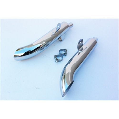 Sil. LEGEND Z 450 LTD Non Homologués Vendu par Paire Turn Out Chromés