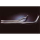 Echap. DRAG PIPES VN800 CLASSI Ligne Complète Non Homologuée Sil. Inox Ø50 Longs Pos. Basse