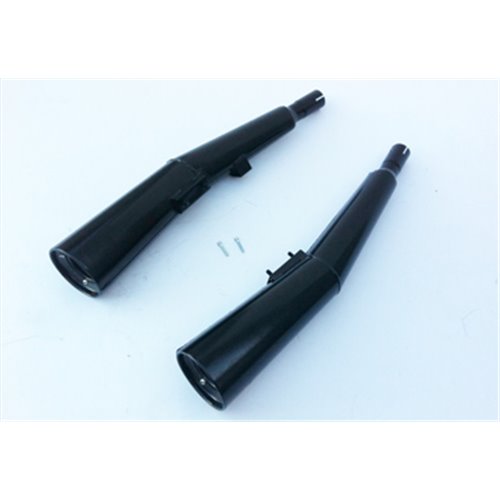 Silencieux Master GSX 1100 EF Noirs Homologués - Vendus par Paire