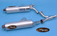 Silencieux Amacal DR 650 RS/RSE Ø100 Chromés Revêtement Alu Homologués - Vendus par Paire