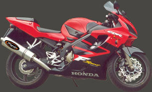 Silencieux Superline CBR 600 F 2001/2002 Big Oval Titane Homologué