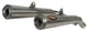Silencieux Universel RACING STEEL 38 Non Homologué - Vendu a l'unité Ø32-35-38 Acier Inoxydable