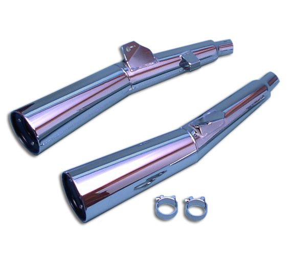 Silencieux Master XJ650/750/900 Chromés Homologués - Vendus par Paire
