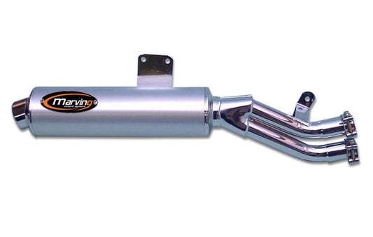 Silencieux Amacal XTZ750 SUPERTENERE Ø100 Chromé Revêtement Alu Homologué