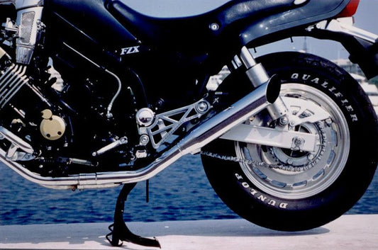 Silencieux Legend FZX 750 PHASER Turn Out Chromés Non Homologués - Vendus par Paire