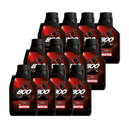 800 FACTORY LINE OFF ROAD 2T - 100% Synthétique -Carton de 12 de marque MOTUL