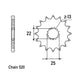 Pignon 14 Dents - Pas 520