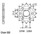 Pignon 14 Dents - Pas 520 - Similaire JTF1565