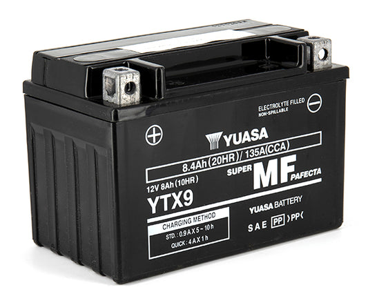 Batterie YTX9 SLA AGM - Sans Entretien - Prête à l'emploi.