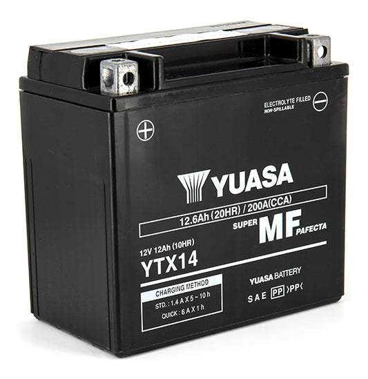 Batterie YTX14 SLA AGM - Sans Entretien - Prête à l'emploi.