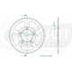 Couronne Acier 43 Dents - Pas 520