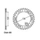 Couronne Acier 47 Dents - Pas 428