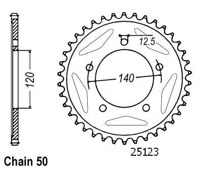 Couronne Acier 41 Dents - Pas 530 - Similaire JTR1797