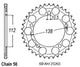 Couronne Acier 48 Dents - Pas 530 - Similaire JTR1871