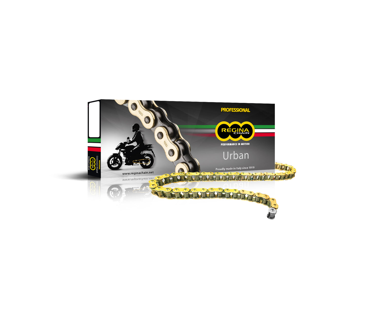 Chaine 428-EB - 140 maillons - Sans Joints Toriques - URBAN