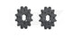 Pignon Ultralight 12 Dents - Pas 420 - Similaire JTF546