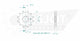 Pignon 12 Dents - Pas 420 - Similaire JTF546
