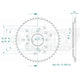 Couronne Acier 48 Dents - Pas 420