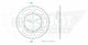 Couronne Acier 50 Dents - Pas 420 - Similaire JTR1133