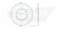 Couronne Acier 56 Dents - Pas 420 - Similaire JTR1133