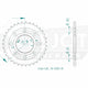 Couronne Acier 35 Dents - Pas 428 - Similaire JTR269