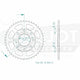 Couronne Acier 45 Dents - Pas 428 - Similaire JTR269