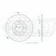 Couronne Acier 48 Dents - Pas 428 - Similaire JTR269
