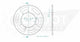 Couronne Acier 53 Dents - Pas 428 - Similaire JTR1134