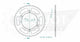 Couronne Acier 51 Dents - Pas 428 - Similaire JTR797