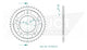 Couronne Acier 42 Dents - Pas 428