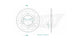 Couronne Acier 43 Dents - Pas 428 - Similaire JTR1844