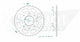 Couronne Acier 44 Dents - Pas 428 - Similaire JTR1221