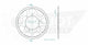 Couronne Acier 62 Dents - Pas 428 - Similaire JTR1135
