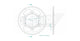 Couronne Acier 56 Dents - Pas 428 - Similaire JTR1494