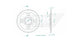 Couronne Acier 46 Dents - Pas 428