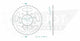 Couronne Acier 42 Dents - Pas 525 - Similaire JTR1332
