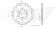 Couronne Acier 44 Dents - Pas 525 - Similaire JTR1489