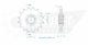Pignon 16 Dents - Pas 525 - Similaire JTF1371
