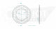 Couronne Acier 44 Dents - Pas 525 - Similaire JTR1307