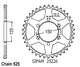 Couronne Acier 45 Dents - Pas 525 - Similaire JTR899