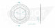 Couronne Acier 40 Dents - Pas 525