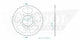 Couronne Acier 43 Dents - Pas 525 - Similaire JTR15