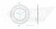 Couronne Acier 43 Dents - Pas 525 - Similaire JTR1317