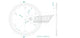 Couronne Acier 44 Dents - Pas 525 - Similaire JTR2016