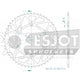Couronne Acier Ultralight 50 Dents - Pas 520 - Similaire JTR245/2