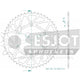 Couronne Acier Ultralight 51 Dents - Pas 520 - Similaire JTR245/2